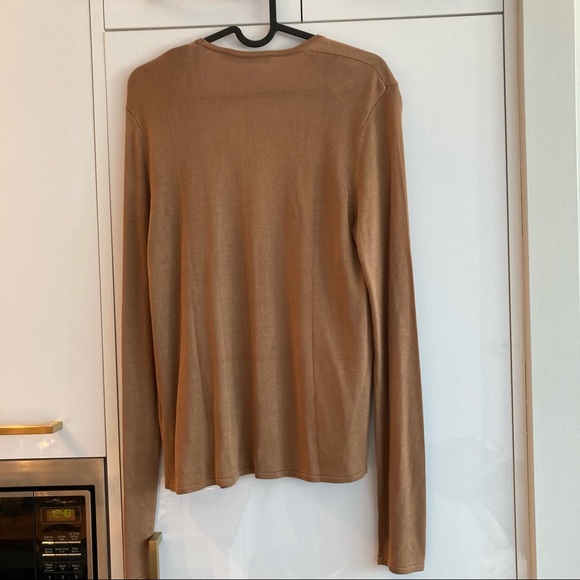 👚NWOT Contemporaine by simons lightweight open cardigan in beige👚 - Picture 2 of 4
